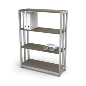 Librero 735 de piso color ceniza