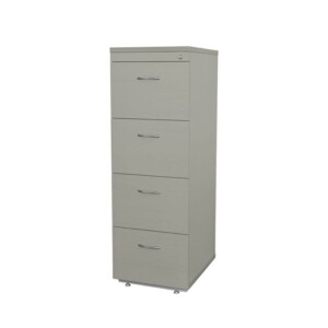 Archivero vertical Ranieri de 4 gavetas color ceniza