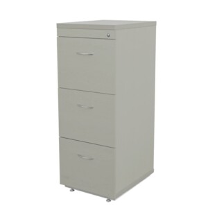 Archivero vertical Ranieri de 3 gavetas color ceniza