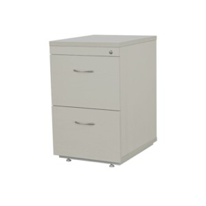 Archivero vertical Ranieri de 2 gavetas color ceniza