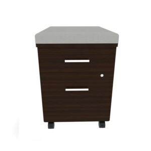 Archivero con asiento 643 color chocolate