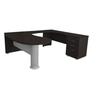Escritorio ejecutivo Montecarlo derecho color chocolate