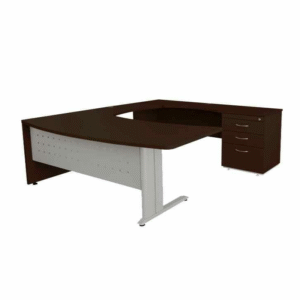 Escritorio ejecutivo Mónaco Derecho color chocolate
