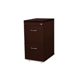 Archivero vertical Ranieri de 2 gavetas color chocolate
