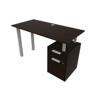 Escritorio Salvato con archivero 133 color chocolate