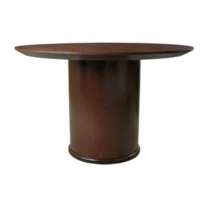 Mesa Premium redonda chapa walnut
