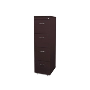 Archivero vertical Ranieri de 4 gavetas color chocolate