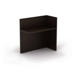 Lateral para recepción recta Premium 1.10x60x1.10 Chapa Walnut