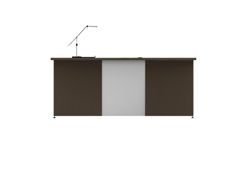 chocolate-1-4-1.jpg Escritorio 145 color chocolate, está de frente el escritorio, no tiene nada encima