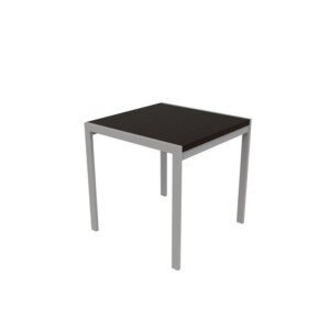 Mesa lateral Quadro 667 color chocolate