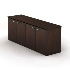 Credenza de 4 puertas Premium 182x53x75 chapa walnut