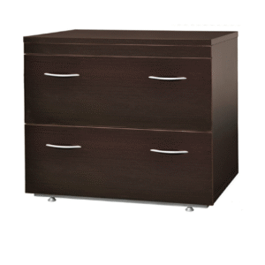 Archivero horizontal Ranieri de 2 gavetas color chocolate