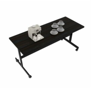 Mesa abatible 217 color ébano boreal