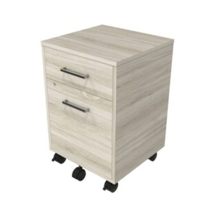 Archivero 610 móvil color encino polar