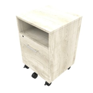 Archivero 811 móvil color encino polar