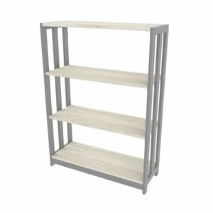 Librero 735 de piso color encino polar