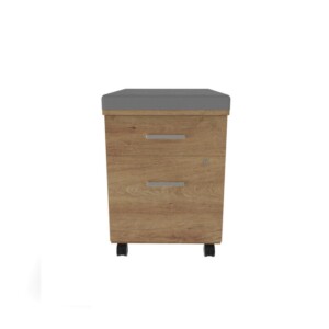 Archivero con asiento 643 color eucalipto