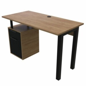 Escritorio Salvato con archivero 133 color eucalipto