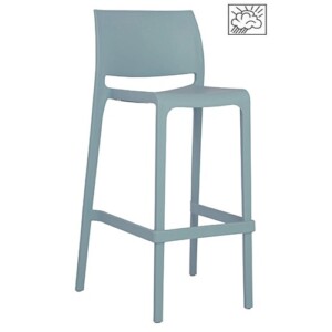 Banco alto Favore color aqua