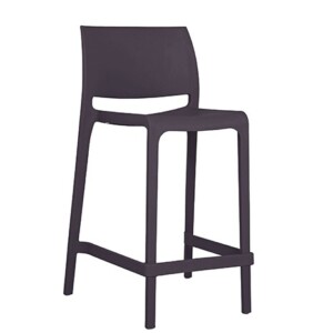 Banco bajo Favore gris oscuro