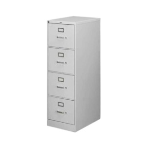 Archivero metálico contra incendios vertical 4 gavetas color gris