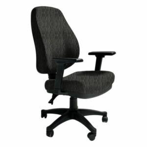 Silla operativa Esparta gris oxford