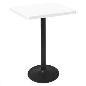 Mesa Mandalay 96 negro con blanco