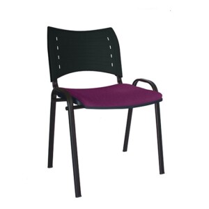 Silla de visita Diluito tapiz morado