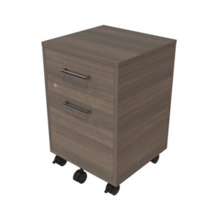 Archivero 610 móvil color nogal