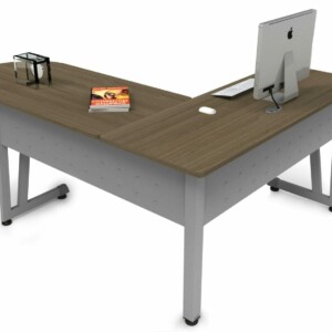 Escritorio L 120s color nogal