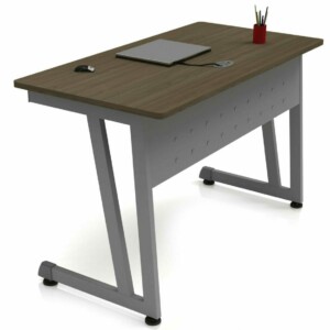 Escritorio básico 103s color nogal