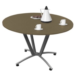 Mesa 719 redonda color nogal