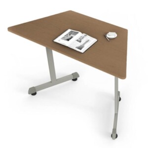 Mesa trapezoidal 239 color nogal