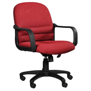 Silla semi ejecutiva Spazio color Rojo