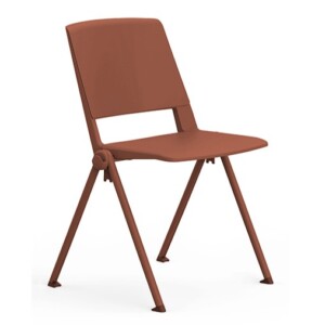 Silla de visita Nicö color rojo ladrillo