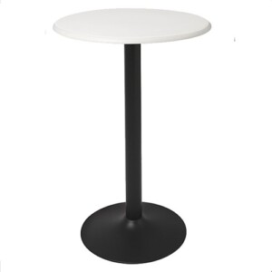 Mesa Shangai 96 blanco con negro