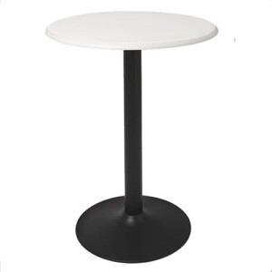 Mesa Shangai 75 color blanco con negro