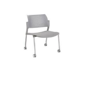 Silla de visita Cëzi P movil  gris