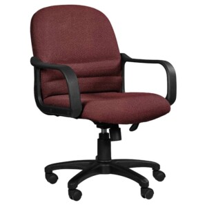 Silla semi ejecutiva Spazio Rojo Vino