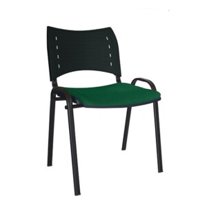 Silla de visita Diluito tapiz verde