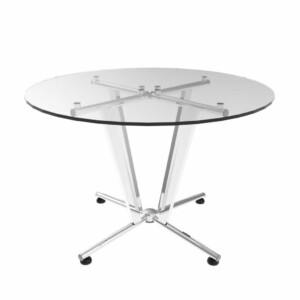Mesa 719 redonda de cristal