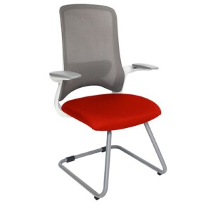 Silla de visita Musk color rojo