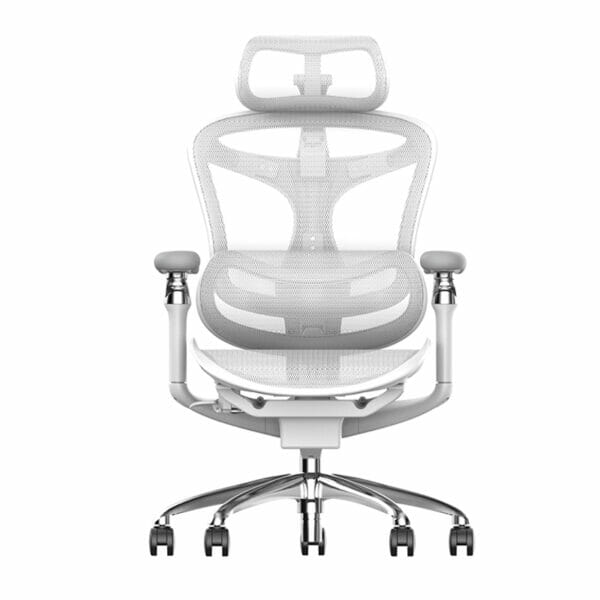 Silla ejecutiva Madisa, está viendo en su totalidad al lado derecho, está acolchonado del asiento y respaldo, es de color negro